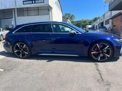 Audi RS 6 Avant 4.0 TFSI V8 quattro tiptronic Blu/Azzurro usata Coriano