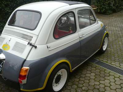 Fiat 500 F Giannini ORIGINALE Bianco usata Cura Carpignano