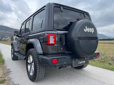 Jeep Wrangler Unlimited 2.2 Mjt II Sahara Grigio usata Gubbio