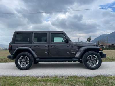Jeep Wrangler Unlimited 2.2 Mjt II Sahara Grigio usata Gubbio