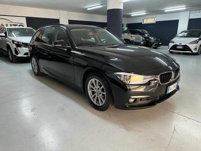 BMW Serie 3 318d d Touring Business Advantage aut. Nero usata Roma