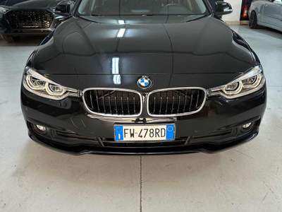 BMW Serie 3 318d d Touring Business Advantage aut. Nero usata Roma