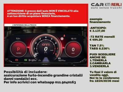 Volkswagen Golf 2.0 TSI DSG Argento usata Orbassano