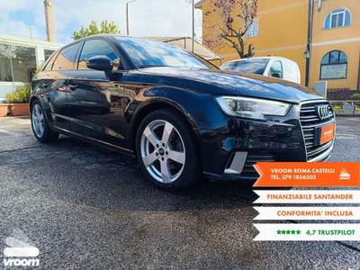 Audi A3 A3 1.6 TDI 116 CV S tronic Nero usata Grottaferrata
