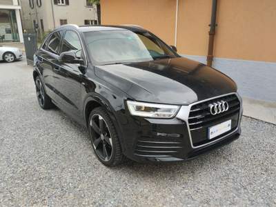 Audi Q3 2.0 TDI 150 CV quattro S tronic S-LINE Nero usata Jerago con Orago