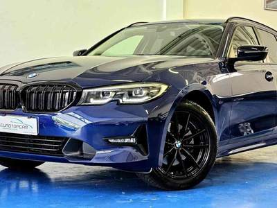 BMW Serie 3 320d d Touring SPORT BUSINESS BLACK EDITION FariBiLED Blu/Azzurro usata VIZZOLO PREDABISSI