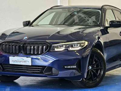 BMW Serie 3 320d d Touring SPORT BUSINESS BLACK EDITION FariBiLED Blu/Azzurro usata VIZZOLO PREDABISSI