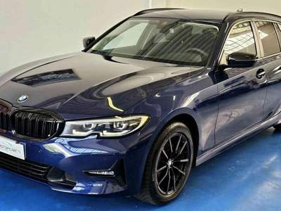 BMW Serie 3 320d d Touring SPORT BUSINESS BLACK EDITION FariBiLED Blu/Azzurro usata VIZZOLO PREDABISSI
