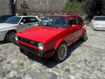 Volkswagen Golf GTI mk1-1.6cc 110cv tetto apribile Rosso usata Varazze