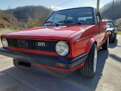 Volkswagen Golf GTI mk1-1.6cc 110cv tetto apribile Rosso usata Varazze
