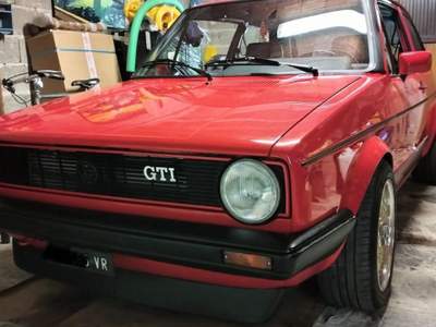 Volkswagen Golf GTI mk1-1.6cc 110cv tetto apribile Rosso usata Varazze