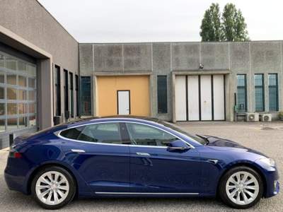 Tesla Model S 100 kWh All-Wheel Drive 19'' Led T.Pano Tele. Navi Blu/Azzurro usata Manerbio