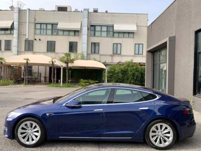 Tesla Model S 100 kWh All-Wheel Drive 19'' Led T.Pano Tele. Navi Blu/Azzurro usata Manerbio