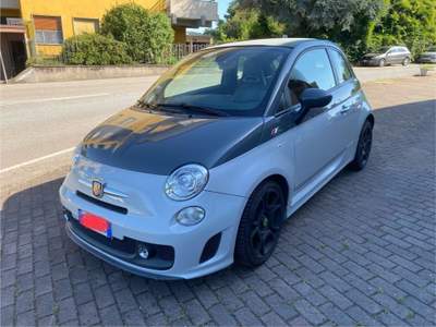 Abarth 500 C C 1.4 Turbo T-Jet MTA Bicolore Bianco usata Briga Novarese