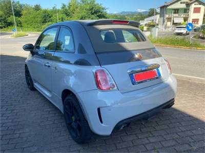 Abarth 500 C C 1.4 Turbo T-Jet MTA Bicolore Bianco usata Briga Novarese
