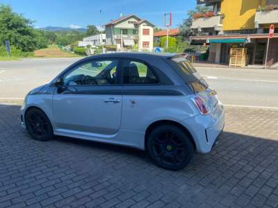 Abarth 500 C C 1.4 Turbo T-Jet MTA Bicolore Bianco usata Briga Novarese