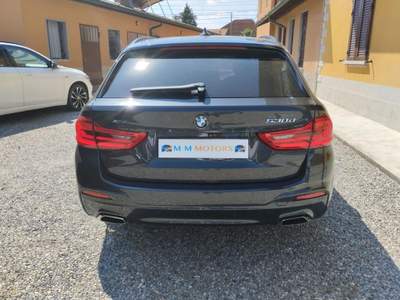 BMW Serie 5 530d d 249CV Touring Msport *TAGLIANDI BMW* Nero usata Jerago con Orago