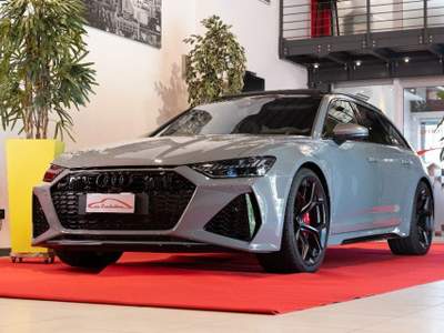 Audi RS 6 Avant 4.0 TFSI V8 PERFORMANCE 630 CV RS DYNAMIC TE Grigio usata Noventa Vicentina