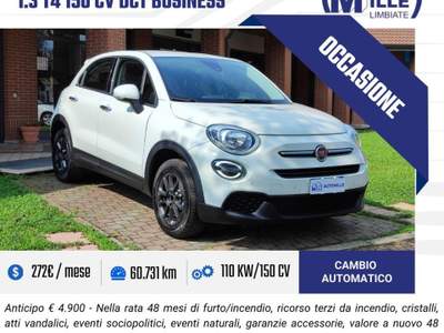 Fiat 500X 1.3 T4 150 CV DCT Business Bianco usata Limbiate