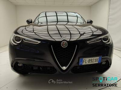 Alfa Romeo Stelvio 2017 2.2 t Business Q4 210cv auto Nero usata Erba