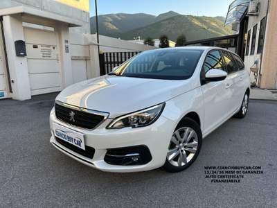 Peugeot 308 BlueHDi 130 S&S EAT6 SW Business Bianco usata Concesio