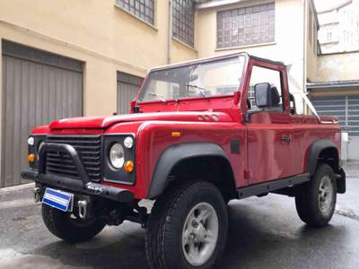 Land Rover Defender 90 turbodiesel CABRIO/ HARD-top ATC 3 POSTI Rosso usata TORINO