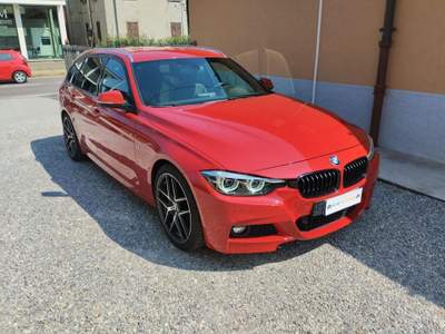 BMW Serie 3 320i i Touring Msport Rosso usata Fino Mornasco