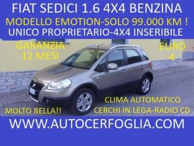 Fiat Sedici 1.6 16v Emotion 4x4 107cv-99.000 km !!! Bronzo usata Samolaco
