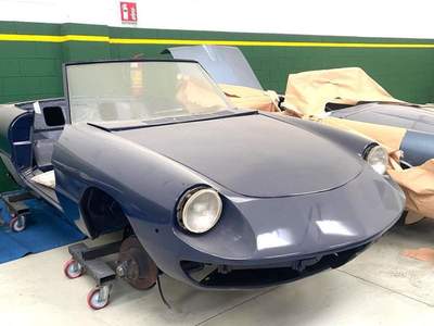 Alfa Romeo Spider 1.3 1300 Junior - Targata - Da Finire montaggio Blu/Azzurro usata abbiategrasso