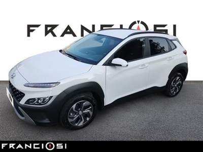 Hyundai Kona 1.6 GDi HEV 141cv XLine Safety Pack 2WD DCT Bianco usata Mirandola