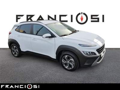 Hyundai Kona 1.6 GDi HEV 141cv XLine Safety Pack 2WD DCT Bianco usata Mirandola
