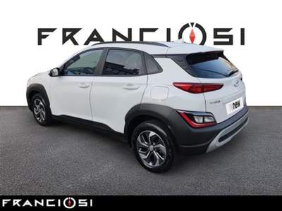 Hyundai Kona 1.6 GDi HEV 141cv XLine Safety Pack 2WD DCT Bianco usata Mirandola