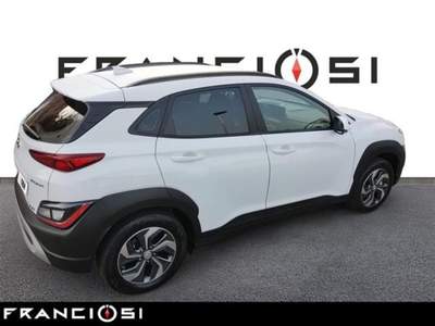 Hyundai Kona 1.6 GDi HEV 141cv XLine Safety Pack 2WD DCT Bianco usata Mirandola