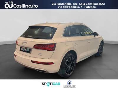 Audi Q5 2.0 TDI 190 CV S tronic Advanced Plus S Line Bianco usata Sala Consilina
