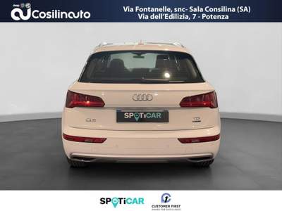 Audi Q5 2.0 TDI 190 CV S tronic Advanced Plus S Line Bianco usata Sala Consilina