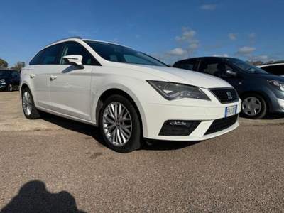 Seat Leon 1.6 TDI 115 CV ST Business Bianco usata Arzachena