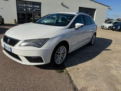 Seat Leon 1.6 TDI 115 CV ST Business Bianco usata Arzachena