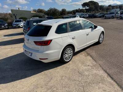 Seat Leon 1.6 TDI 115 CV ST Business Bianco usata Arzachena