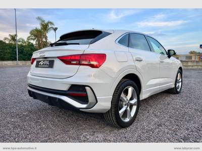 Audi Q3 Q3 SPORTBACK 2.0TDI S-tronic S-Line LED NAVI PELLE CERCHI 19 RETROCAMERA Bianco usata Villarosa