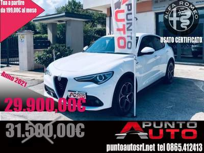 Alfa Romeo Stelvio 2.2 Turbodiesel 190 CV AT8 Q4 Sprint Bianco usata Isernia