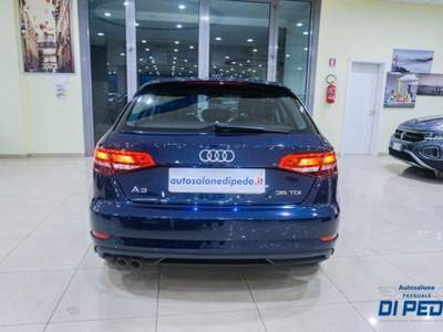 Audi A3 SPB 35 TDI S tronic Business Blu/Azzurro usata Matera