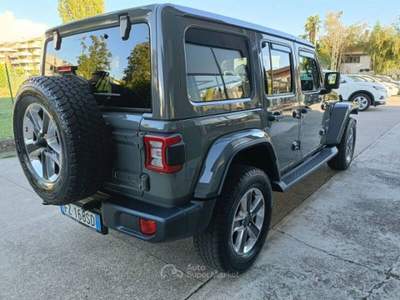 Jeep Wrangler 2.2 mjt II Sahara auto Grigio usata Cervignano del Friuli