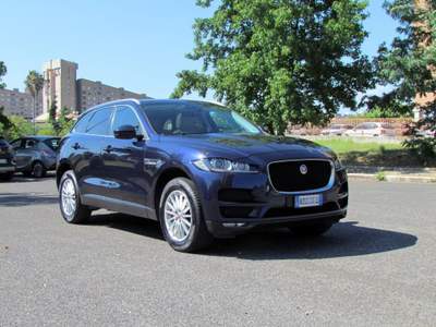 Jaguar F-Pace 2.0 D 180 CV AWD Prestige Unicoproprietario Blu/Azzurro usata Latina