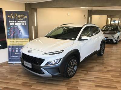 Hyundai Kona HEV 1.6 DCT XLine Bianco usata Santa Maria di Licodia