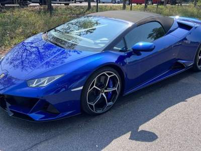 Lamborghini Huracán HuracÃ¡n  Spyder 5.2 Evo 640 awd Blu/Azzurro usata Ispra