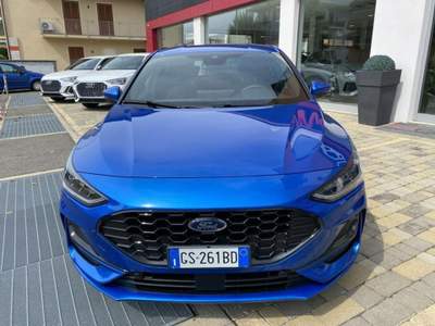 Ford Focus 1.0 EcoBoost Hybrid 125 CV 5p ST-Line NAVI-CAM-LED Blu/Azzurro usata Alba