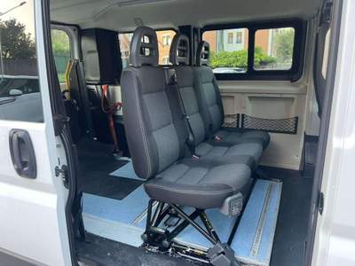 Fiat Ducato 2.3 150CV **TRASPORTO DISABILI 8 Posti *EURO 6 Bianco usata Torino