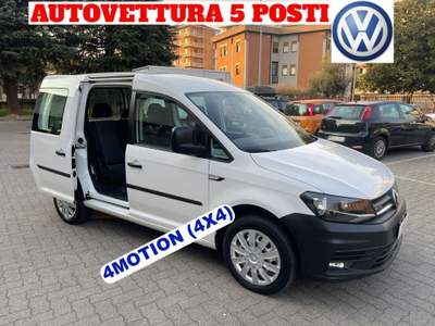 Volkswagen Caddy 2.0 TDI 122CV 4Motion (4X4)  *AUTOVETTURA 5 Posti Bianco usata Torino