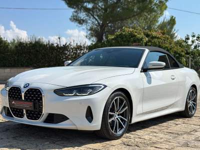 BMW Serie 4 420i i Cabrio Sport MY24 Bianco usata Castellaneta