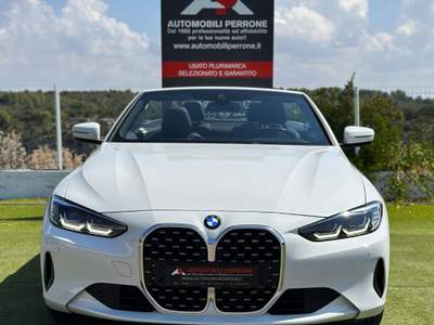 BMW Serie 4 420i i Cabrio Sport MY24 Bianco usata Castellaneta